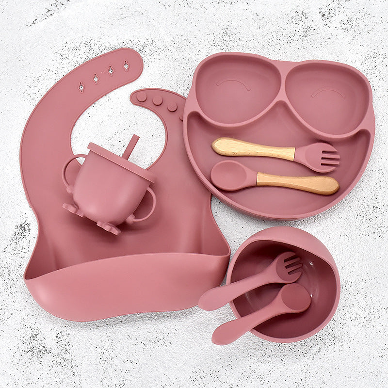 Assiette et bol d'apprentissage 11 pièces pour bébé
