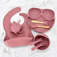 Assiette et bol d'apprentissage 11 pièces pour bébé