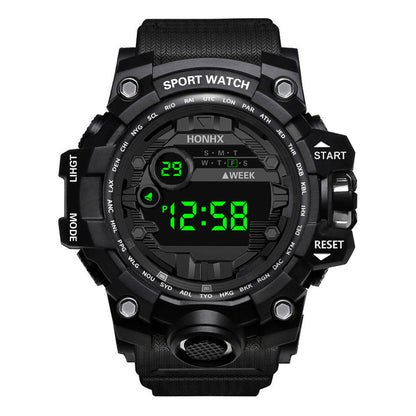 Men's Waterproof Sports Watch – Multifunctional Luminous Electronic