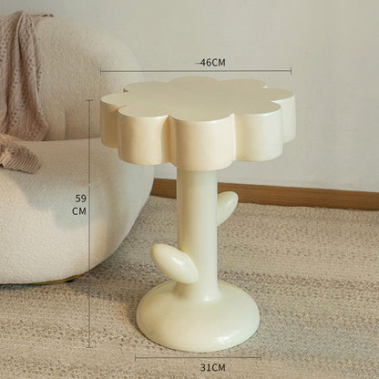 Creative Cream Wind Flower Sofa Small Coffee Table Living Room Decoration