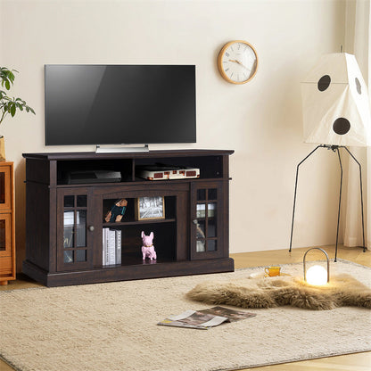 Meuble TV en bois de style vintage pour salon