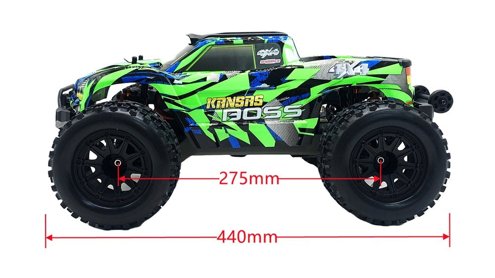 Coche teledirigido todoterreno profesional RC de alta velocidad 4x4 eléctrico sin escobillas para adultos