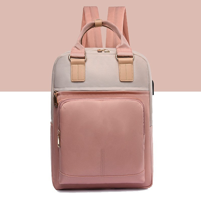 Mochila para ordenador, recargable por USB, a la moda