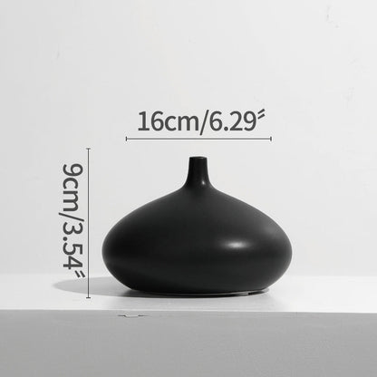 Modern Simple Ceramic Vase Decoration Arrangement Flower Dried Flowers