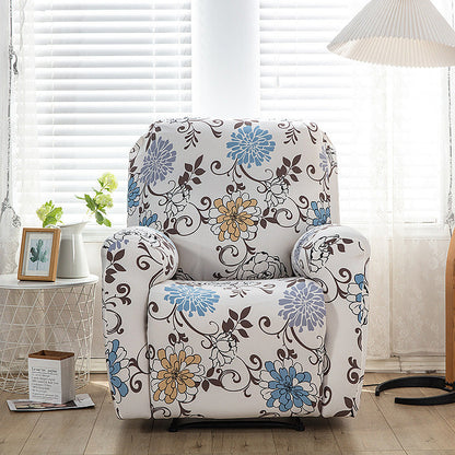 Housse de fauteuil inclinable tout compris en tissu imprimé extensible, 1 place