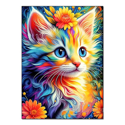 DIY Handmade Diamond Painting With Colorful Animals And Full Diamonds