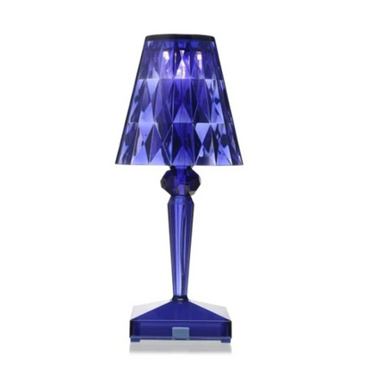Crystal Table Lamp Luxury Bedside Nightstand Glam Lighting Decor