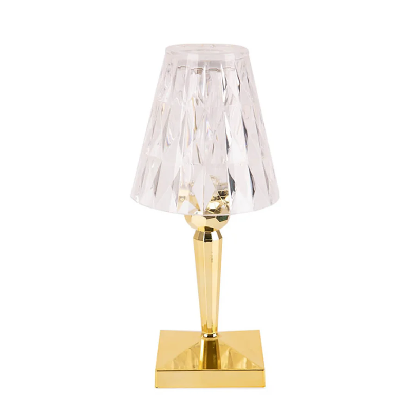Crystal Table Lamp Luxury Bedside Nightstand Glam Lighting Decor