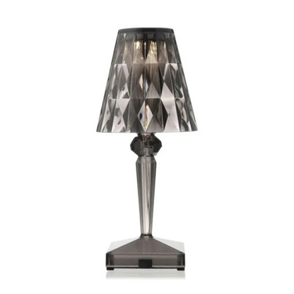 Crystal Table Lamp Luxury Bedside Nightstand Glam Lighting Decor