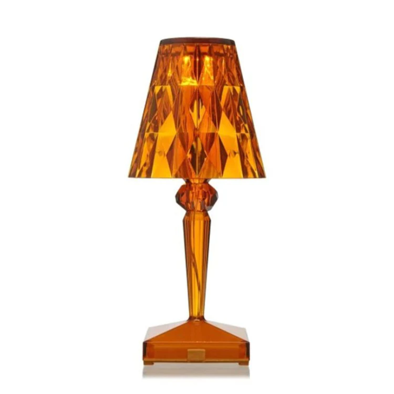 Crystal Table Lamp Luxury Bedside Nightstand Glam Lighting Decor