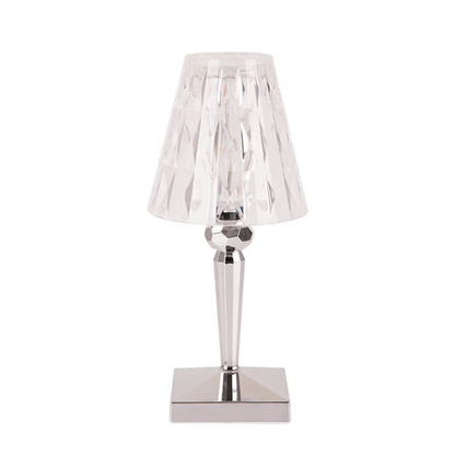 Crystal Table Lamp Luxury Bedside Nightstand Glam Lighting Decor
