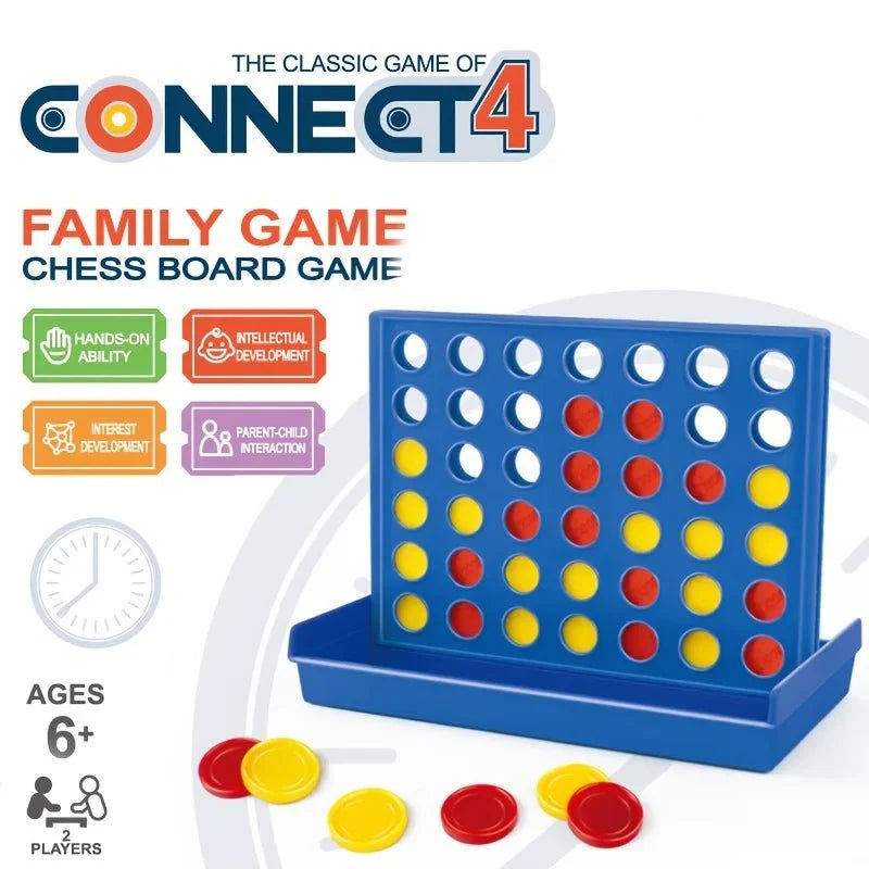 Classic Connect 4 Game | Two-Player Strategy Board Game for Kids and Families