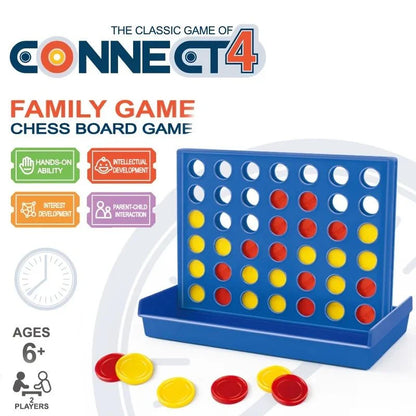 Classic Connect 4 Game | Two-Player Strategy Board Game for Kids and Families