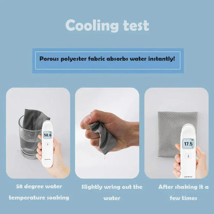 Cold-Sensing Sports Wristbands – Ice Silk Cooling Sweatbands