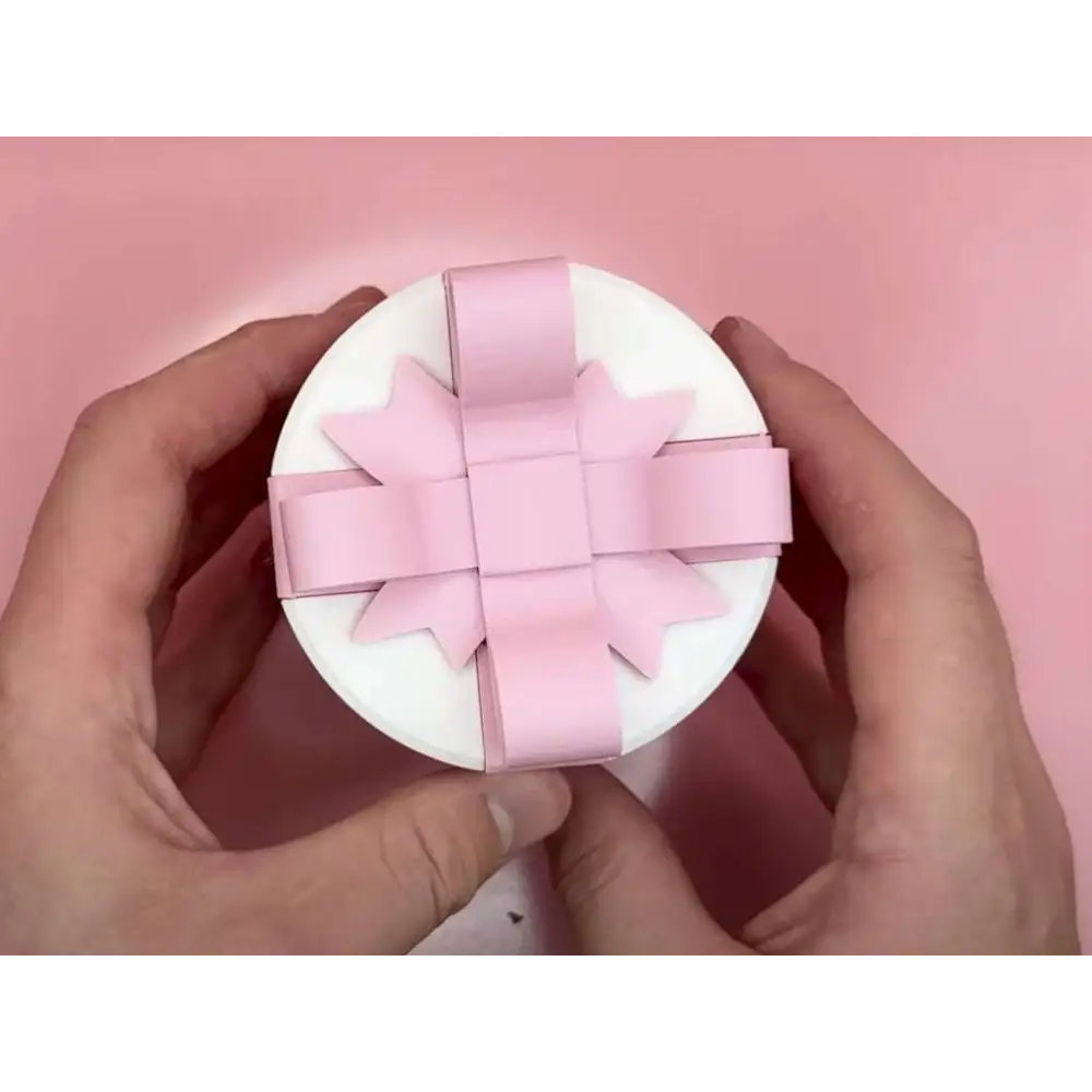 Creative Bowknot Pink and White Valentine Day Gift Box