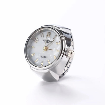 Creative Quartz Watch Ring | Unisex Finger Timepiece Jewelry