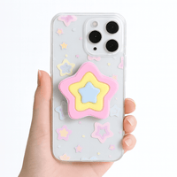 Cute 3D Star-Shaped Magnetic Griptok – Foldable Phone Ring Holder & Kickstand