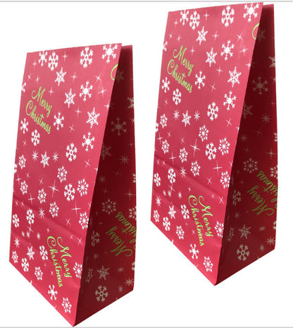 Flat Gift Wrapping DIY Baked Snack Food Packaging Paper Bag