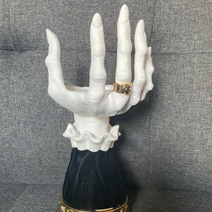 Halloween Horror Witch Hand Seat Single Wick Candlestick