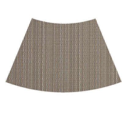 Mantel individual de PVC con forma de abanico para mesa redonda, con aislamiento térmico