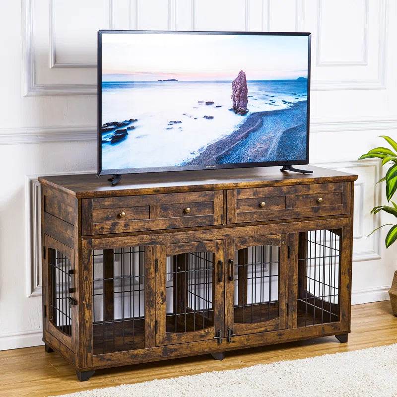 Modern Console Dog Crate