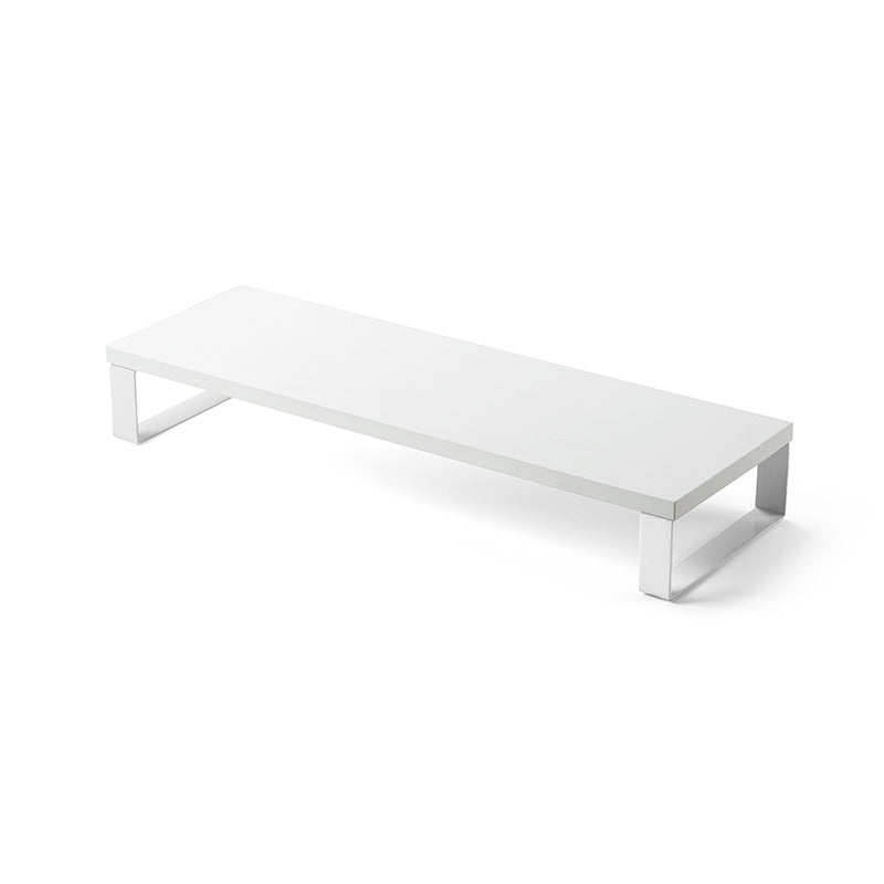 Base de escritorio con brazo para monitor de mesa elevada de ordenador