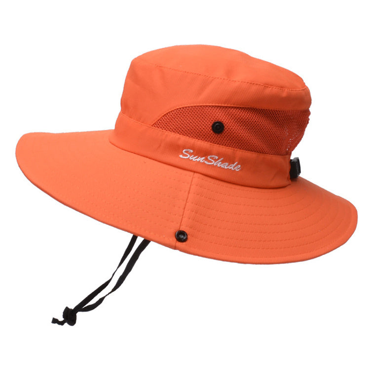 Chapeau de soleil pliable unisexe d'été Pêcheur Hommes Femmes Large bord Décontracté Extérieur Voyage Plage Protection solaire Anti-UV Chapeaux de soleil