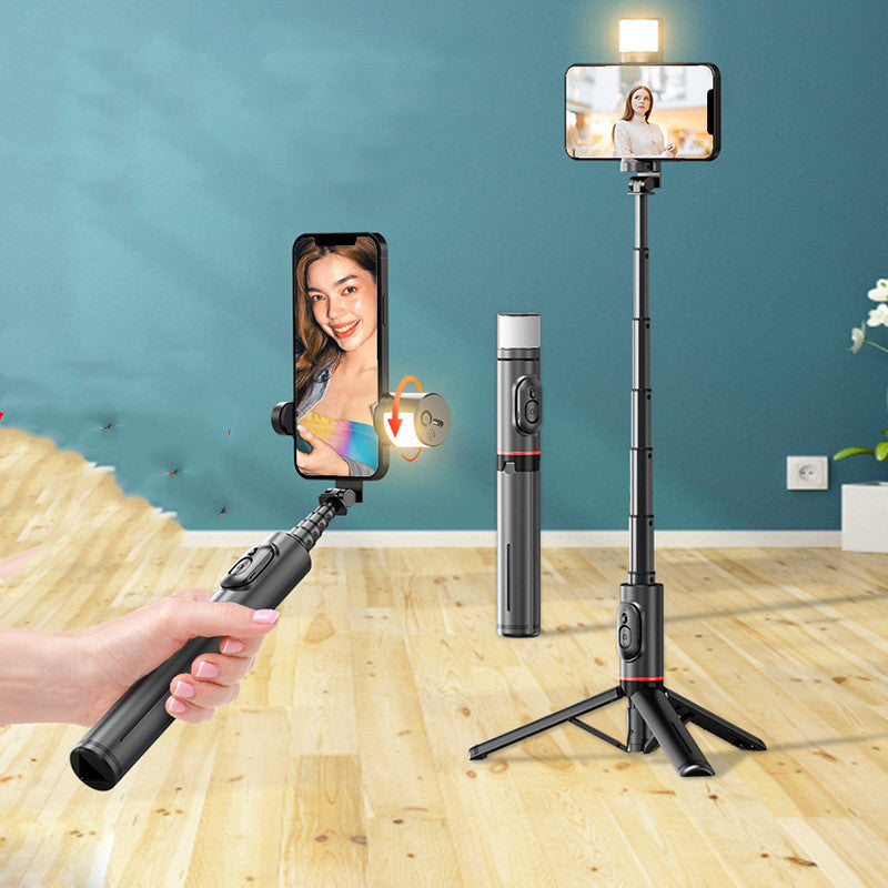 Control remoto Bluetooth para teléfono móvil, palo selfie con trípode integrado