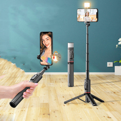 Control remoto Bluetooth para teléfono móvil, palo selfie con trípode integrado