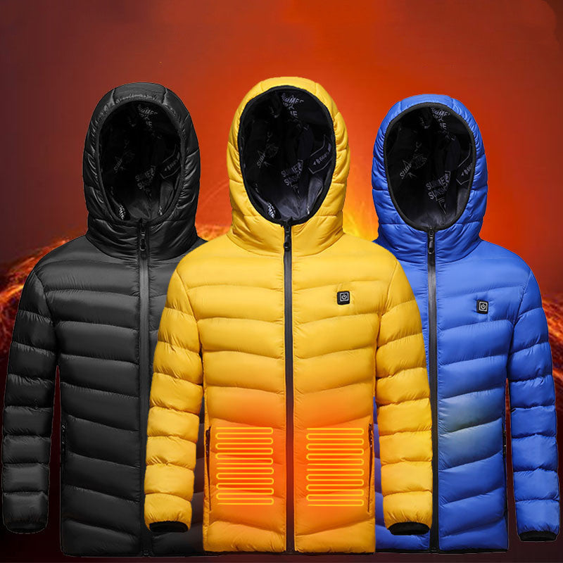 Veste d'hiver thermique électrique intelligente pour filles