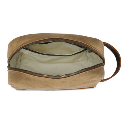 Trousse de toilette en toile