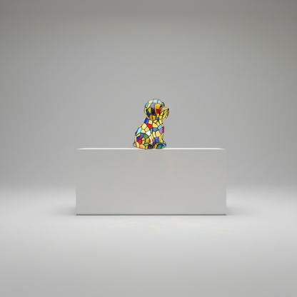 Artistic Resin Figurine Table Lamp with Warm Ambient LED Light