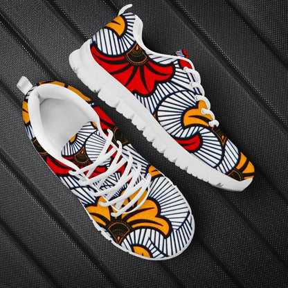 Chaussures de course en maille imprimées pour hommes et femmes, pour le sport et les loisirs