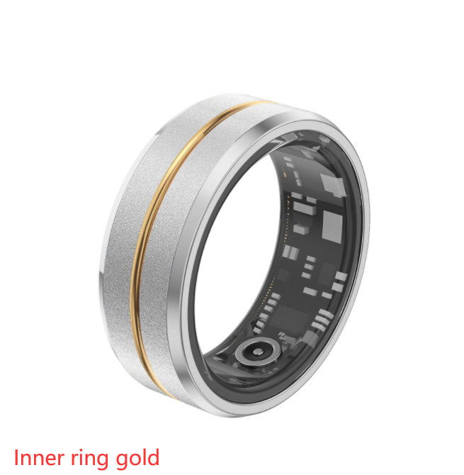 Bague connectée 2024 pour hommes et femmes, surveillance de la fréquence cardiaque et de l'oxygène sanguin, modes multisports, étanche IP68, pour Android et iOS