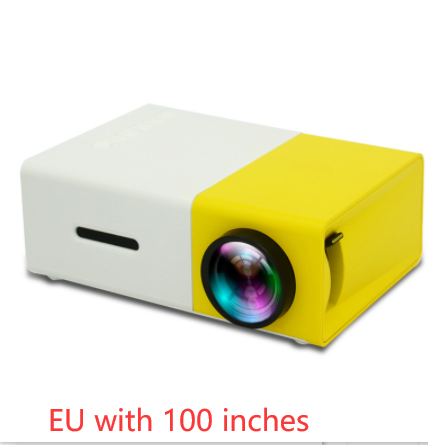 Proyector portátil 3D HD LED Cine en casa HDMI compatible con USB de audio Proyector YG300 Mini proyector