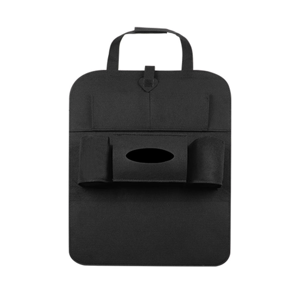 Bolsa de almacenamiento para coche, de fieltro, para la parte trasera del asiento, larga y grande