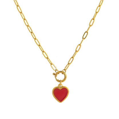 Love Valentine's Day Cross-border DIY Pendant Red