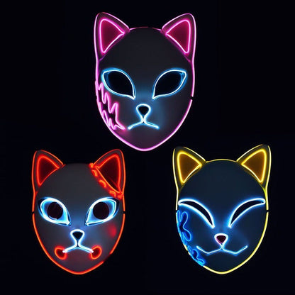 Masque de chat LED Luminous Line