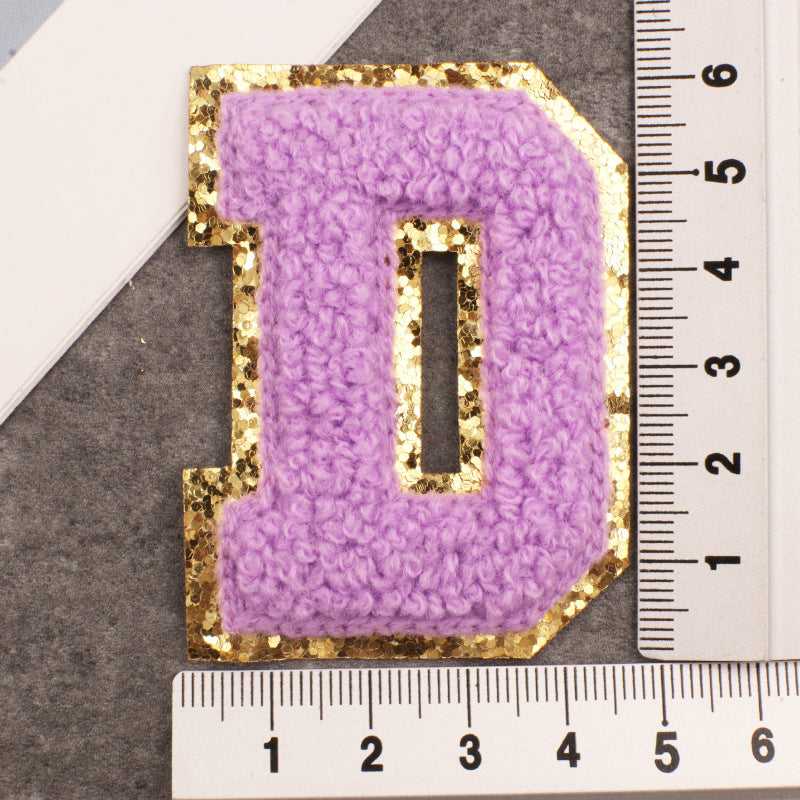 26 Patchs de Vêtements Brodés avec Lettres