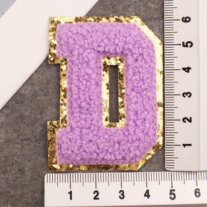 26 Patchs de Vêtements Brodés avec Lettres