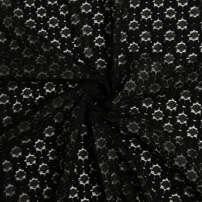 Fashionable Lace Back Split Polka Dot Dress