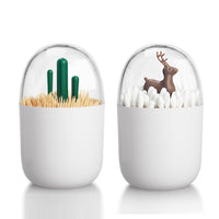 Boîte de rangement de cure-dents multi-usages en forme d'animal et de plante