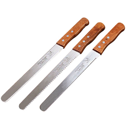Layered Bread Slicer with Serrated Blade – Adjustable Thickness Bread Cutting Guide for Baking