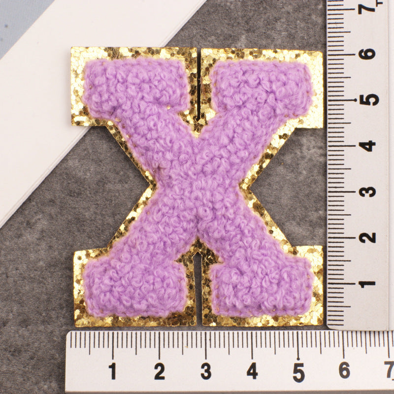 26 Patchs de Vêtements Brodés avec Lettres