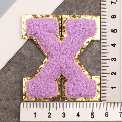 26 Patchs de Vêtements Brodés avec Lettres