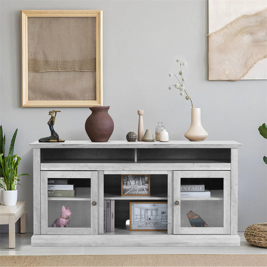 Meuble TV en bois de style vintage pour salon