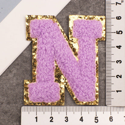 26 Patchs de Vêtements Brodés avec Lettres