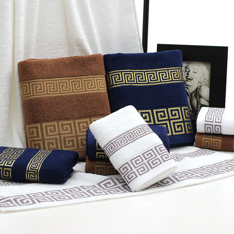 Three-Piece Towel Gift Set – 100% Cotton Bath & Hand Towels | Soft, Absorbent & Perfect for Gifting