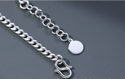Vintage Thai Silver Bracelet – Handcrafted Men's Fashion Bracelet for Everyday Style