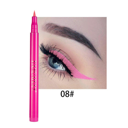 DIY Color Painting Is Not Easy To Smudge Matte Eyeliner